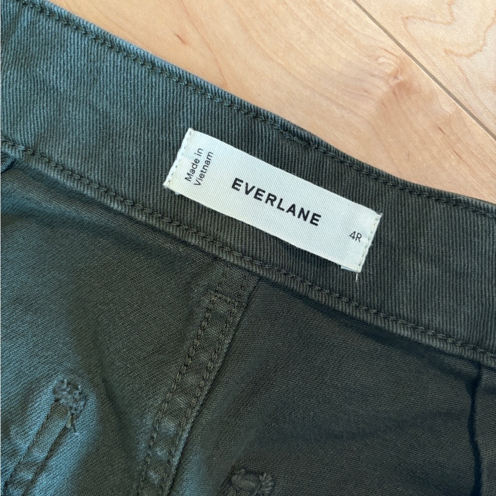 Everlane Utility Straight Leg Pant in Olive